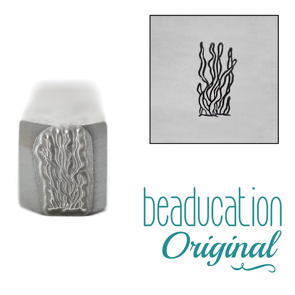 Metal Stamping Tools Kelp Metal Design Stamp, 8.2mm - Beaducation Original